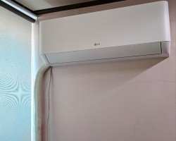 김천 어모 호식이두마리 벽걸이에어컨 설치완료